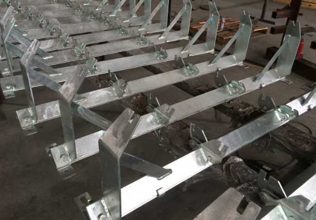 Retractable Conveyor Idlers Rollers Frames